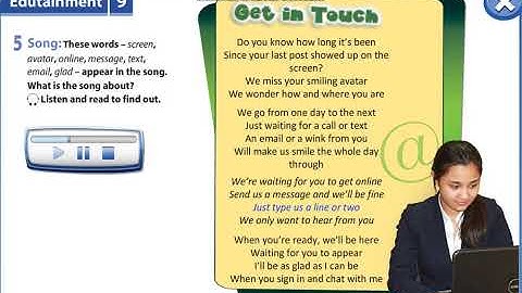 Excel 9 module 9 p110 Song! Get in Touch text ver