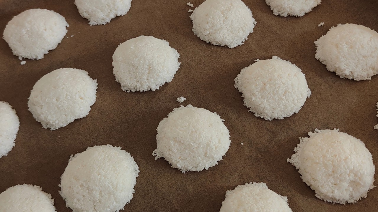 dolapta 2 malzeme vardı, böyle bir kurabiye çıktı! un yok, şeker yok!