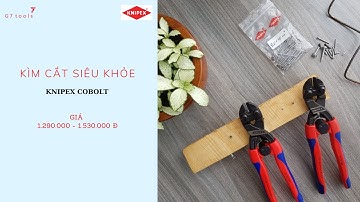 Kìm Cắt Knipex Cobolt 71 32 200 và 71 22 200: khác biệt và ứng dụng cụ thể