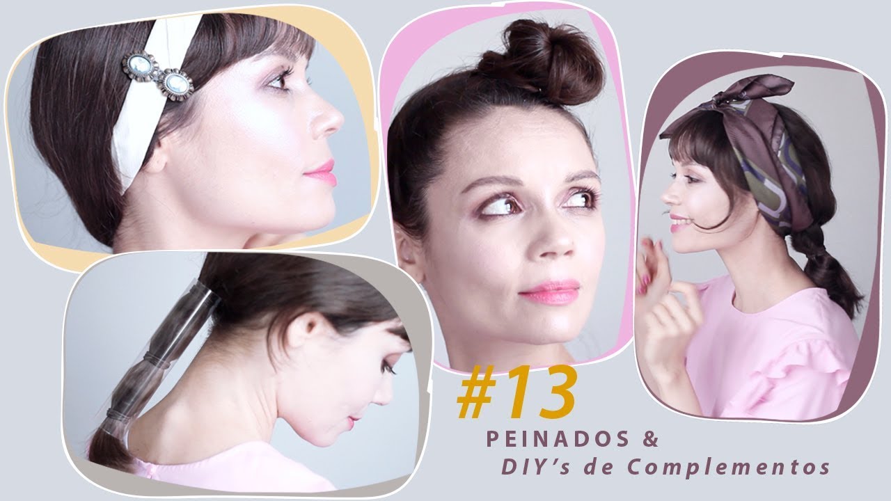 13 peinados y DIYs de accesorios de tendencia para diario | Trendy Hairstyles & Accessories