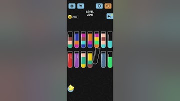 water color sort puzzle game level 2919 solve