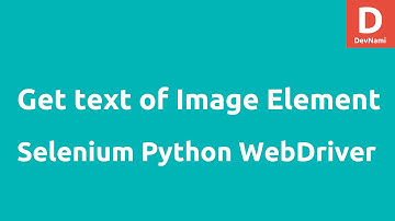 Get text of Image element in Selenium Python