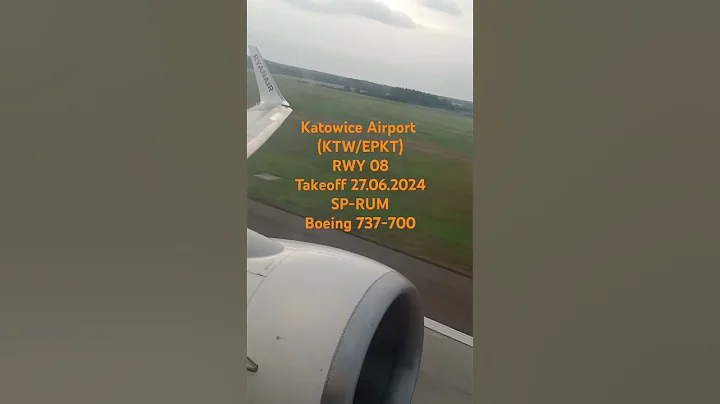 Katowice Airport (KTW/EPKT). RWY 08 Takeoff 27.06.2024.   SP-RUM. Boeing 737-700