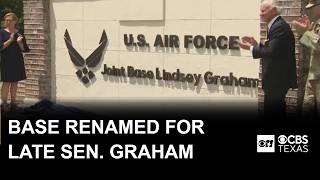 Joint Base Charleston renamed for late Sen. Lindsey Graham