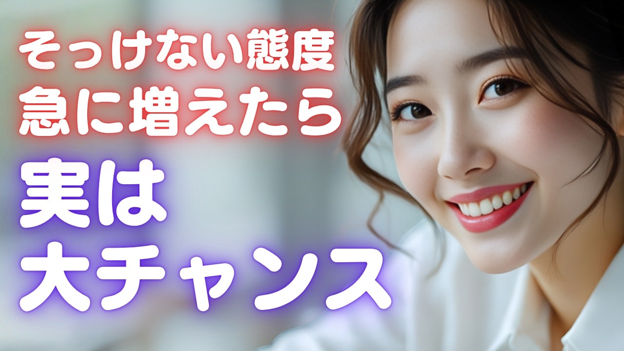 急にそっけなくなる若い女性の本当の心理5選