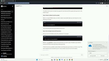 How to pass parameters to a python script that will be run using a bash script