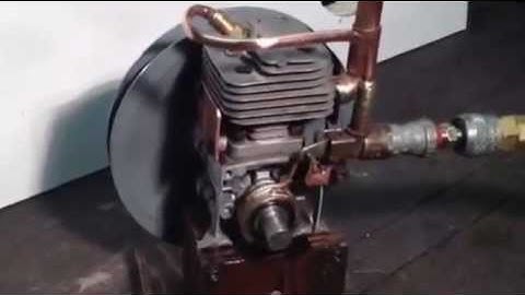 Weedwacker steam engine
