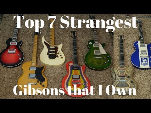 Top 7 Strangest Gibson Guitars That I Currently Own | Collection Video