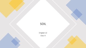 Chapter 13 Class 4 Soil Part 2