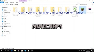 How to install wurst, MC 1.12