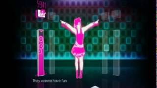 Just dance wii girl just want to have fun 5 stars