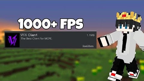 Best FPS BOOST Mod For MCPE 1.21+ (NO LAG + Smooth Gameplay) | VYX Client