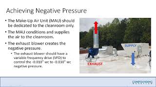 Achieving Negative Pressure in the Compounding Cleanroom