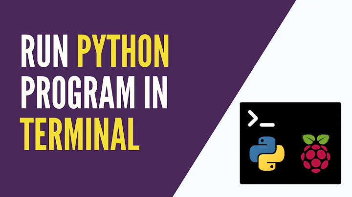 Raspberry Pi OS - How to Run a Python Program From the Terminal