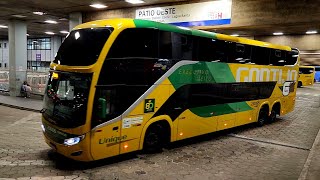 Noturno!  Movimento de ÔNIBUS na rodoviária de BH