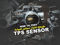 طريقة اختبار حساس البوابة How to test TPS Sensor