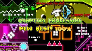 Quantum Processing 100% // 12025 attempts // Second Hardest