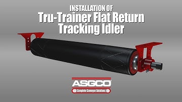 ASGCO® Tru-Trainer® Flat Return Idler Installation