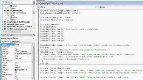 CorelDraw VBA - Formu ve Kod Bilgimizi Geliştirme