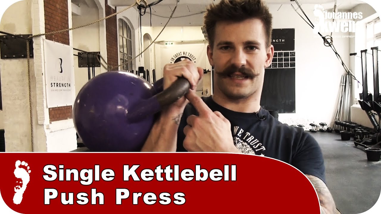 One Arm Kettlebell Push Press | Tutorial zur richtigen Ausführung