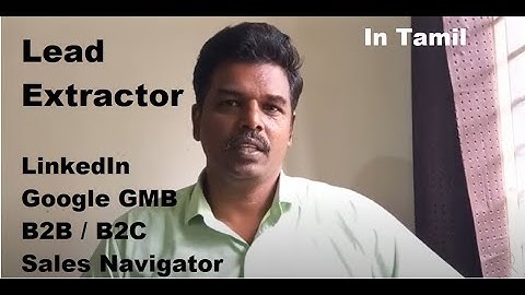 Linkedin Lead Extrator. Tamil. Sasikumar Talks (in Tamil) #SasikumarTalks