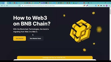 CMC LEARN & EARN: HOW TO WEB3 ON BNB-CHAIN