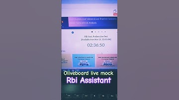 RBI ASSISTANT PRELIMS 2023 ♦️||BANKING LIVE MOCK TEST ☑️#rbiassistant #oliveboard #ibps #ytshorts