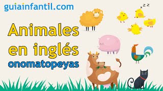 Juego para aprender las onomatopeyas de los animales 🐮 Nombres de los animales en inglés para niños screenshot 4