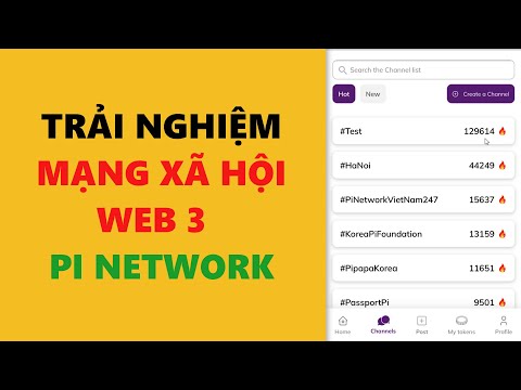 Trải nghiệm mạng xã hội web 3 trên pi network- achi kiếm tiền online