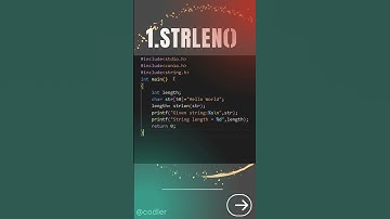 Function of string Length || String || C-Programming || @CodlerOfficial