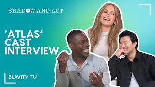 'Atlas' Cast Interview with Jennifer Lopez, Sterling K. Brown and Simu Liu