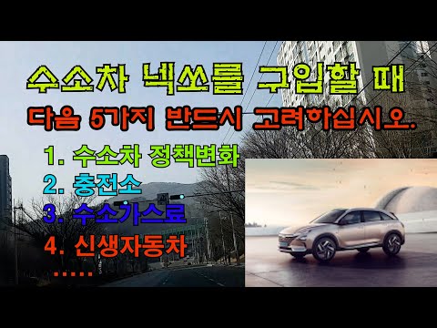 넥쏘 수소차 구입시 꼭 고려해야 할 5가지.  5 things to consider when buying a hydrogen car Nexo