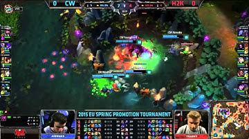 Copenhagen Wolves vs H2K Gaming Game 1 S5 EU LCS Spring Promotion Bo5 Highlights CW vs H2K Gaming