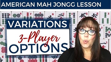 American Mah Jongg Lesson Variations 3 Player Options (mock card)