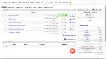 Domino Disaster Round 742 Contest by coder baba