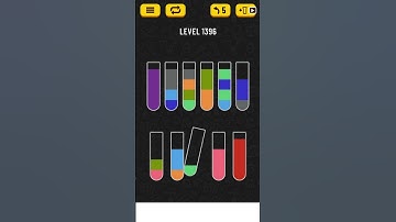【Water Sort Puzzle】 Level 1396