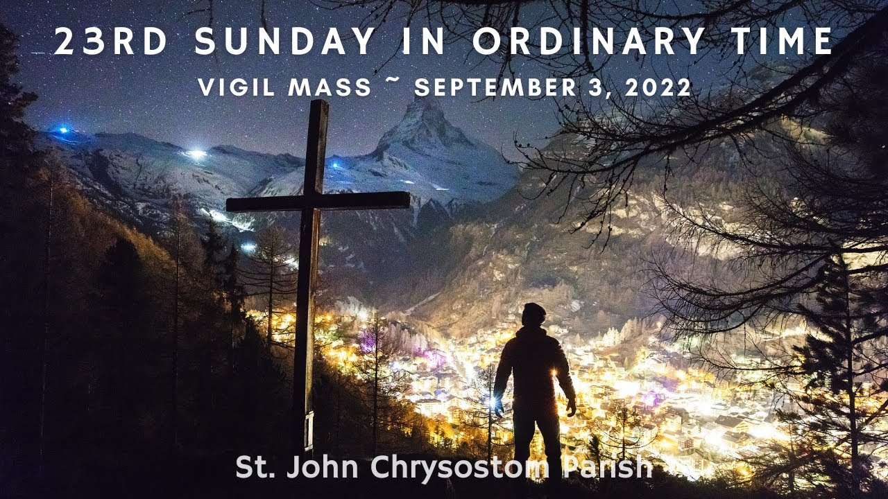 Sunday Vigil Mass Saturday, Sept. 3, 2022 YouTube