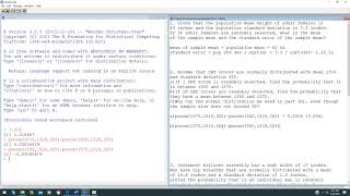 R: Finding probability for Sampling distribution of the sample mean