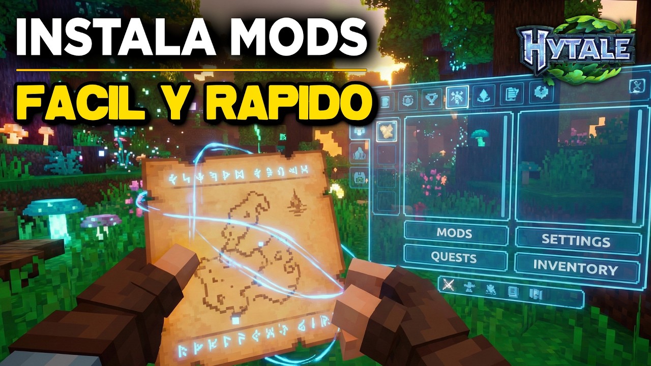 Tutorial HYTALE: Descargar y Activar MODS Paso a Paso - YouTube