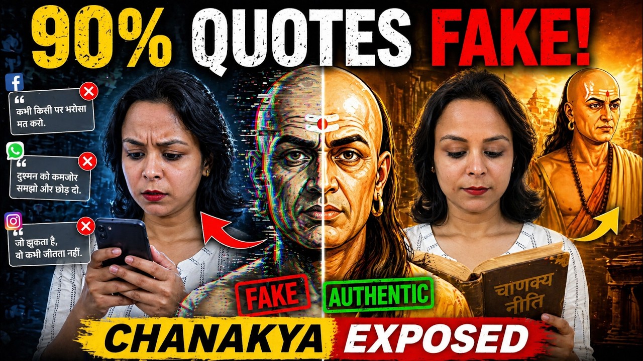 Chanakya Niti Exposed thumbnail - Chanakya Arthashastra, Chanakya quotes fact check