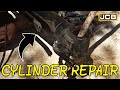 JCB 3CX | ⚠ How to Remove and Repair Hydraulic Cylinder Pipe (jcb jack) 👷 | New JCB Video
