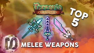 Terraria 1.4 Journeys End - Top 5 Best Melee Weapons