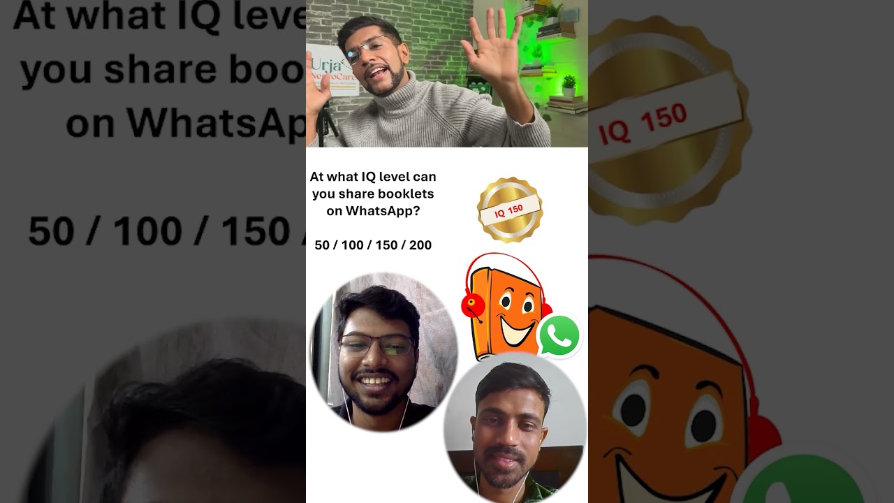 At what IQ level can you share booklets on WhatsApp?#makeindiaread #bookletapp