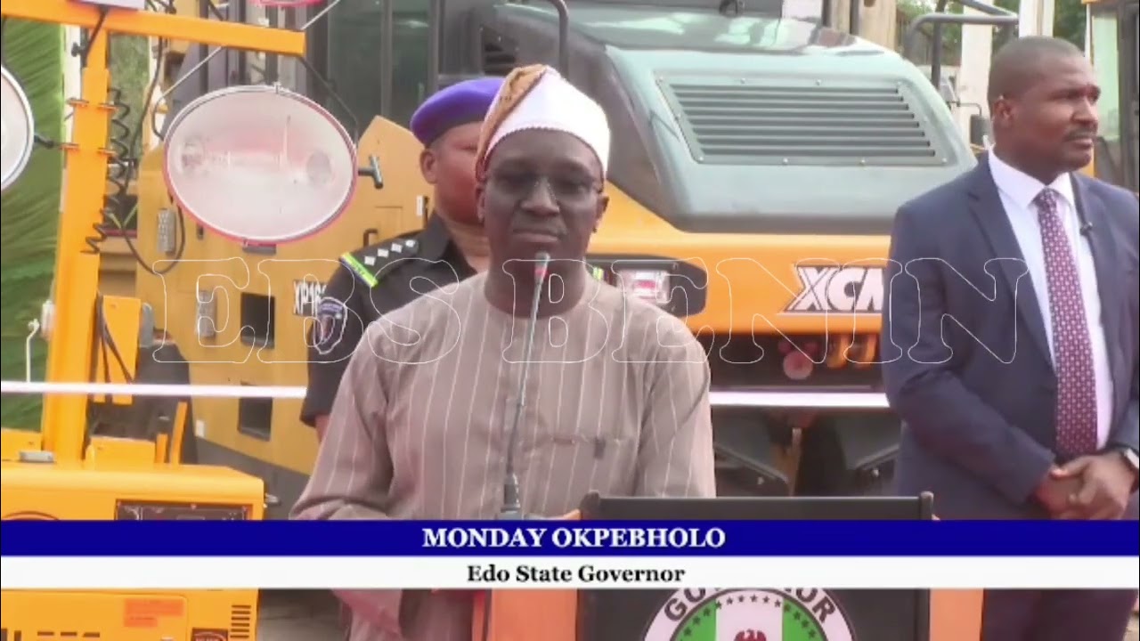 EDO ROAD INFRASTRUCTURE:  Okpebholo Launches Equipment to Boost  Maintenance Operations