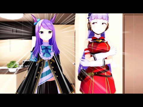【ウマ娘mmd】1ヶ月スイーツが食べれなかったマックイーン