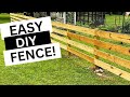 How to Build a Fence for Beginners