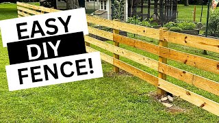How to Build a Fence for Beginners by Reluctant DIYers 13,116 views 9 months ago 4 minutes, 58 seconds