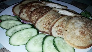 ОЛАДЬИ ИЗ КАБАЧКОВ С ФАРШЕМ!!!Вкусные кабачковые оладьи с куриным фаршем!