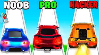 NOOB vs PRO vs HACKER In Racing Master 3D | With Oggy And Jack | Rock Indian Gamer | screenshot 5