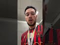 Ahmed Khaldi speaks to the fans with a special guest. 🏆From the heart, from a champion. 🗣️🌟